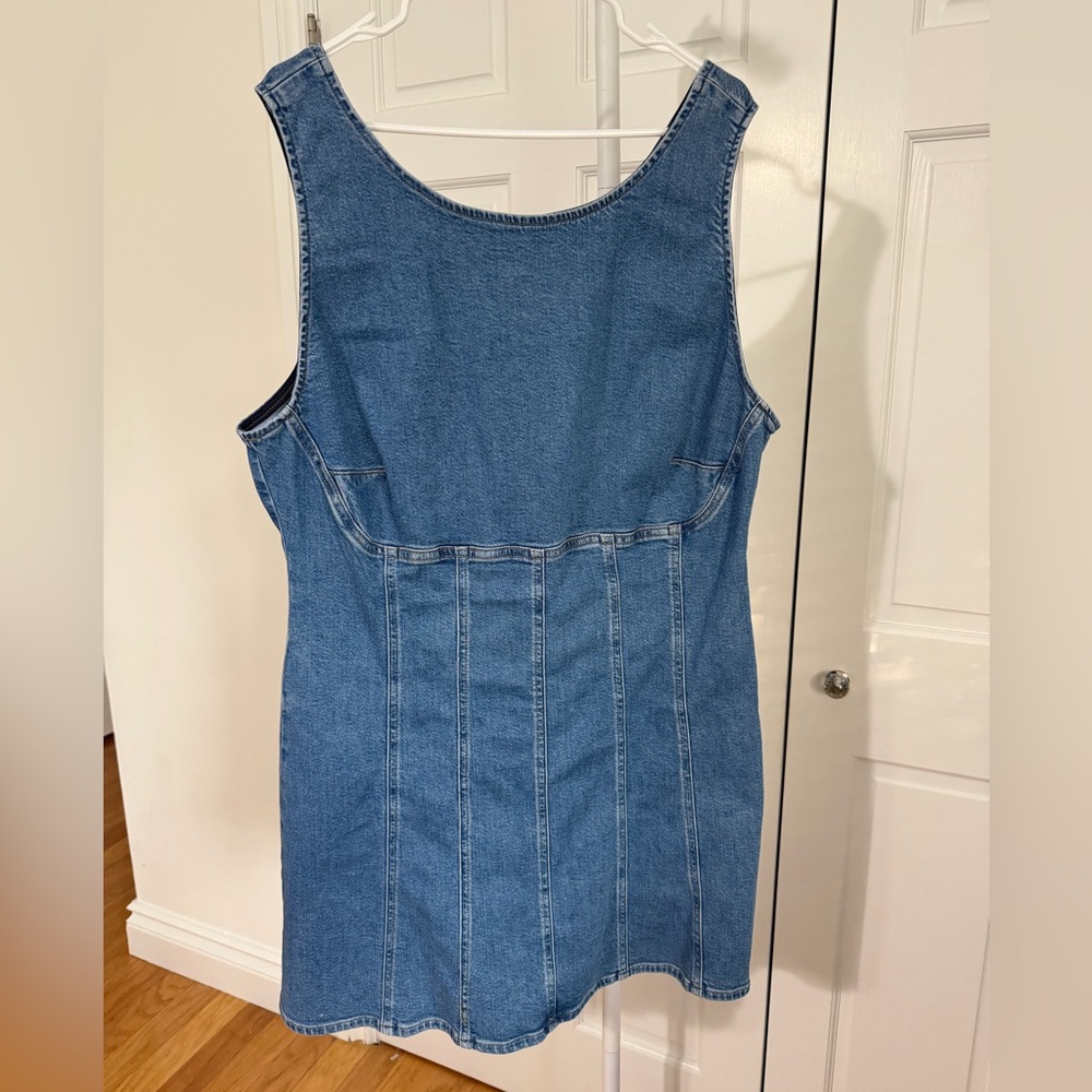 Good American Mini Demin Dress Size 2x